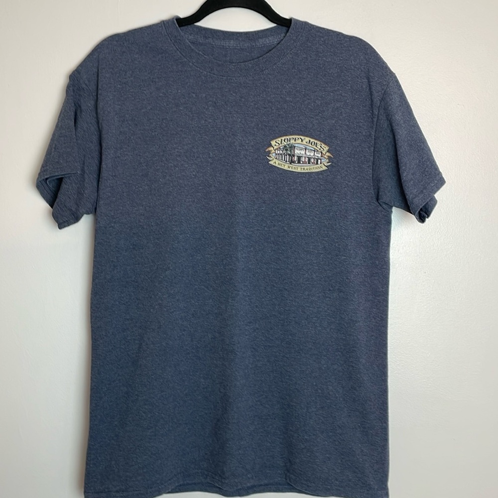 Unisex Sloppy Joe’s Key West Florida T-Shirt Size Medium Color Blue
